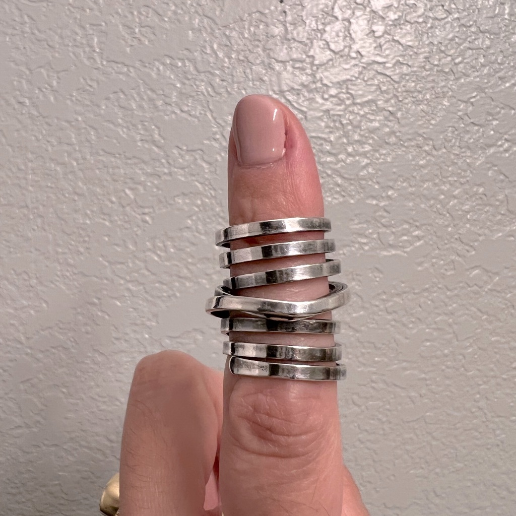Solid Sterling Wrap Ring